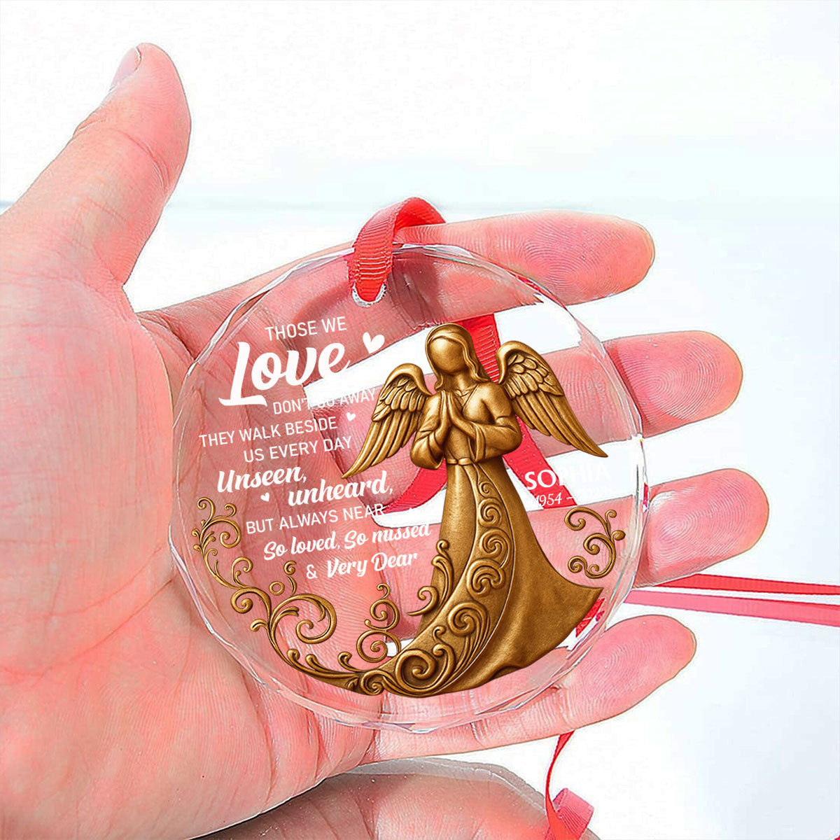 Every Day - Personalized Custom Glass Ornament
