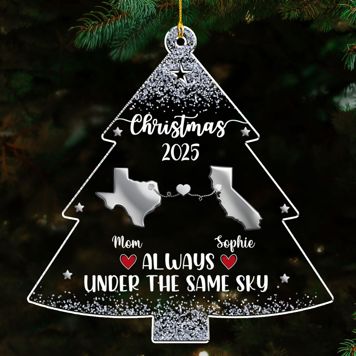 Under The Same Sky - Personalized Custom Acrylic Ornament