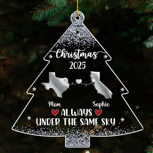 Under The Same Sky - Personalized Custom Acrylic Ornament