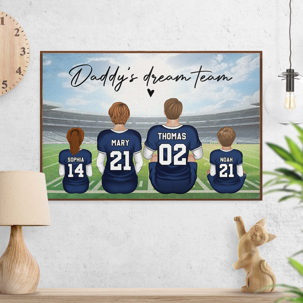 American Football Lover - Personalized Custom Poster