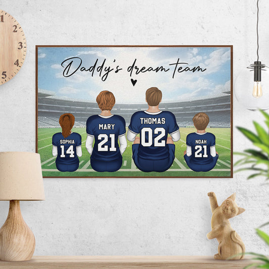 American Football Lover - Personalized Custom Poster