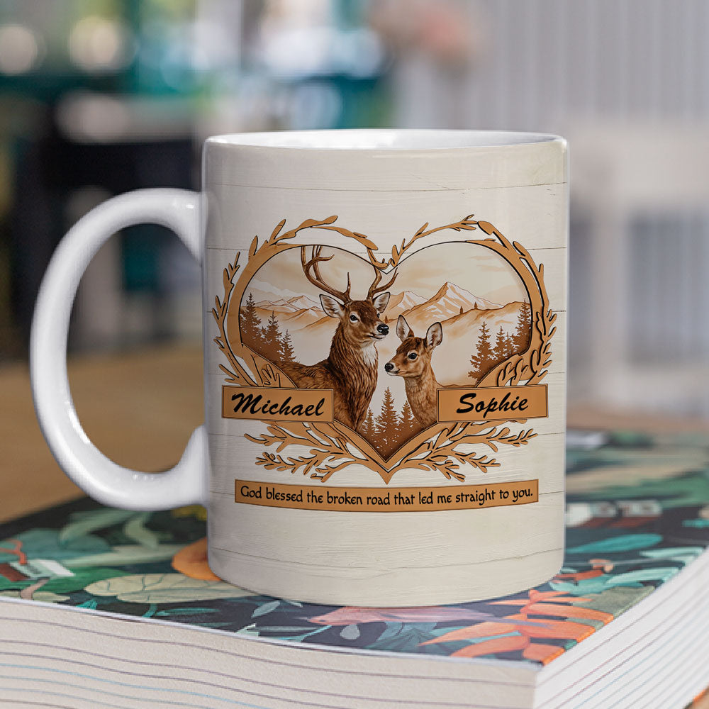 Deer Love - Personalized Custom Coffee Mug