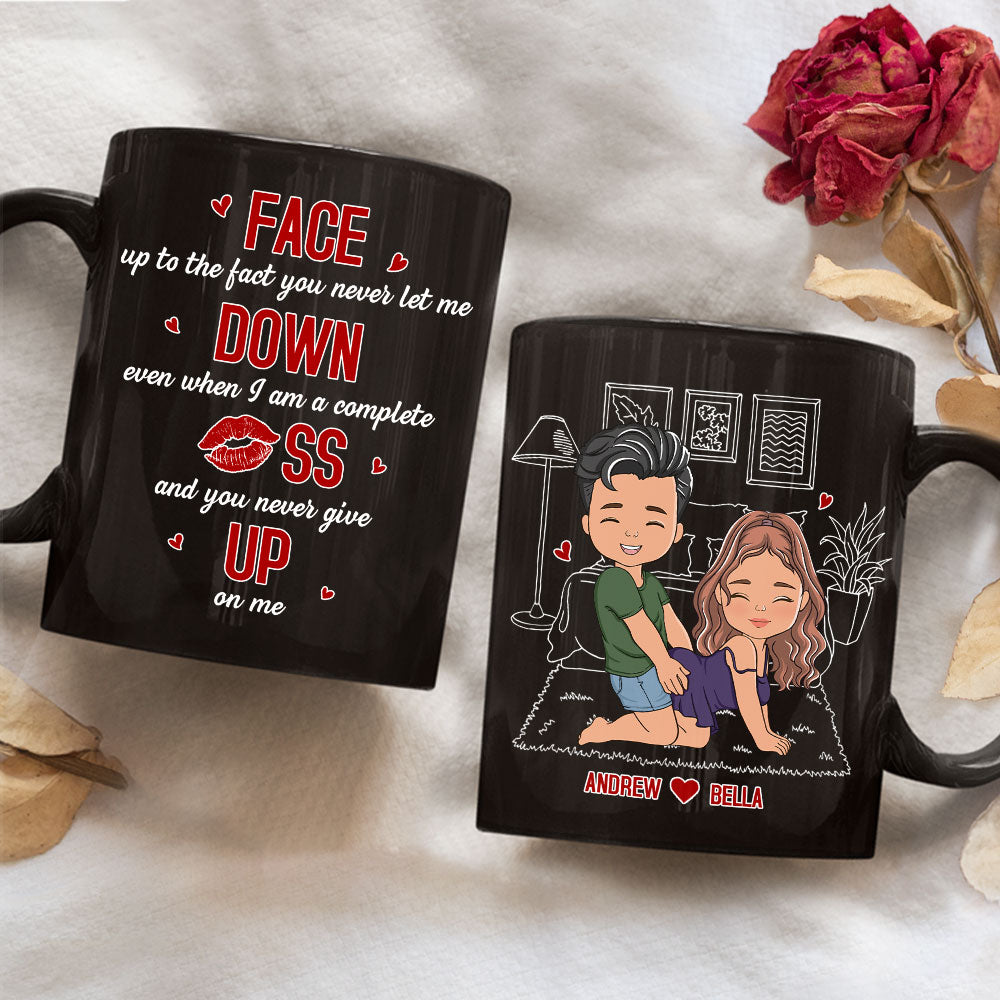 Face Up To - Personalized Custom Coffee Mug