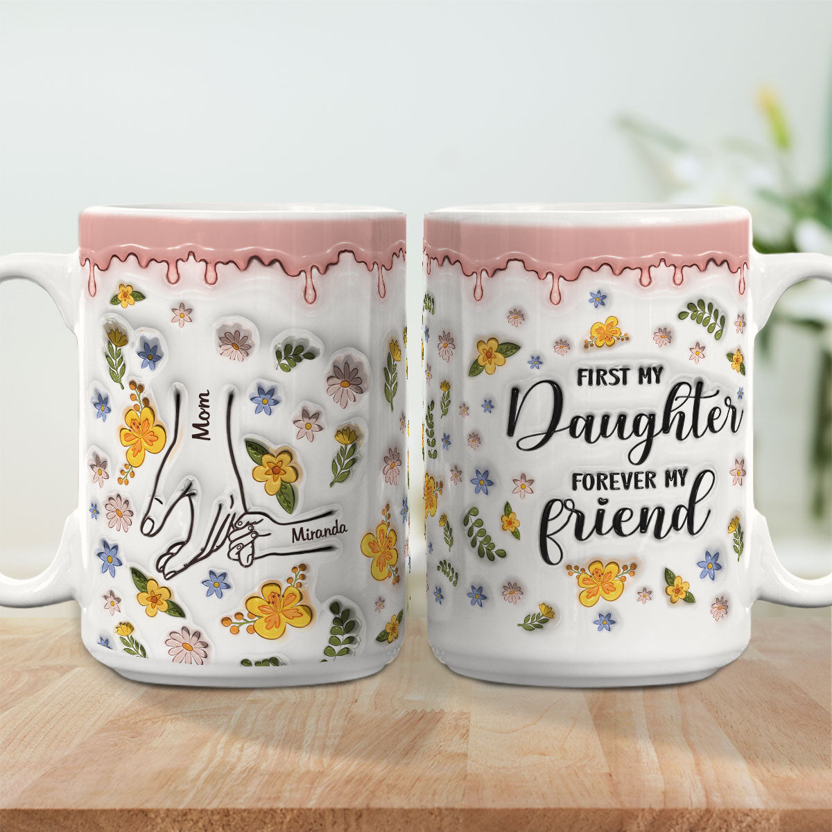 My Beloved Daughter - Personalized Custom 3D Inflated Effect Mug