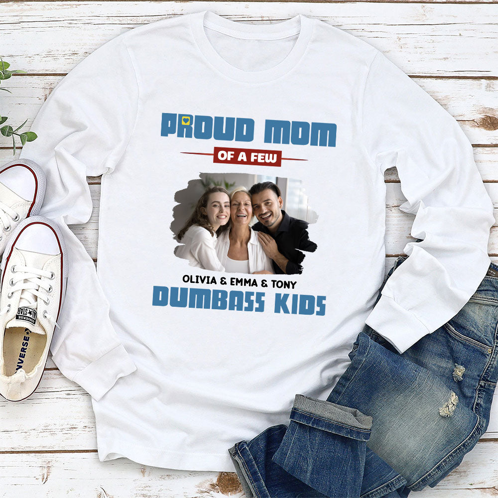 Proud Mom Photo - Personalized Custom Shirt
