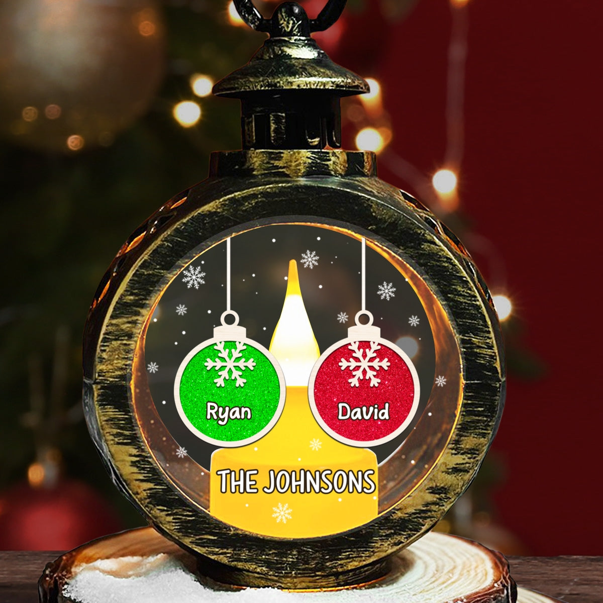 Cozy Christmas - Personalized Custom Christmas Lantern
