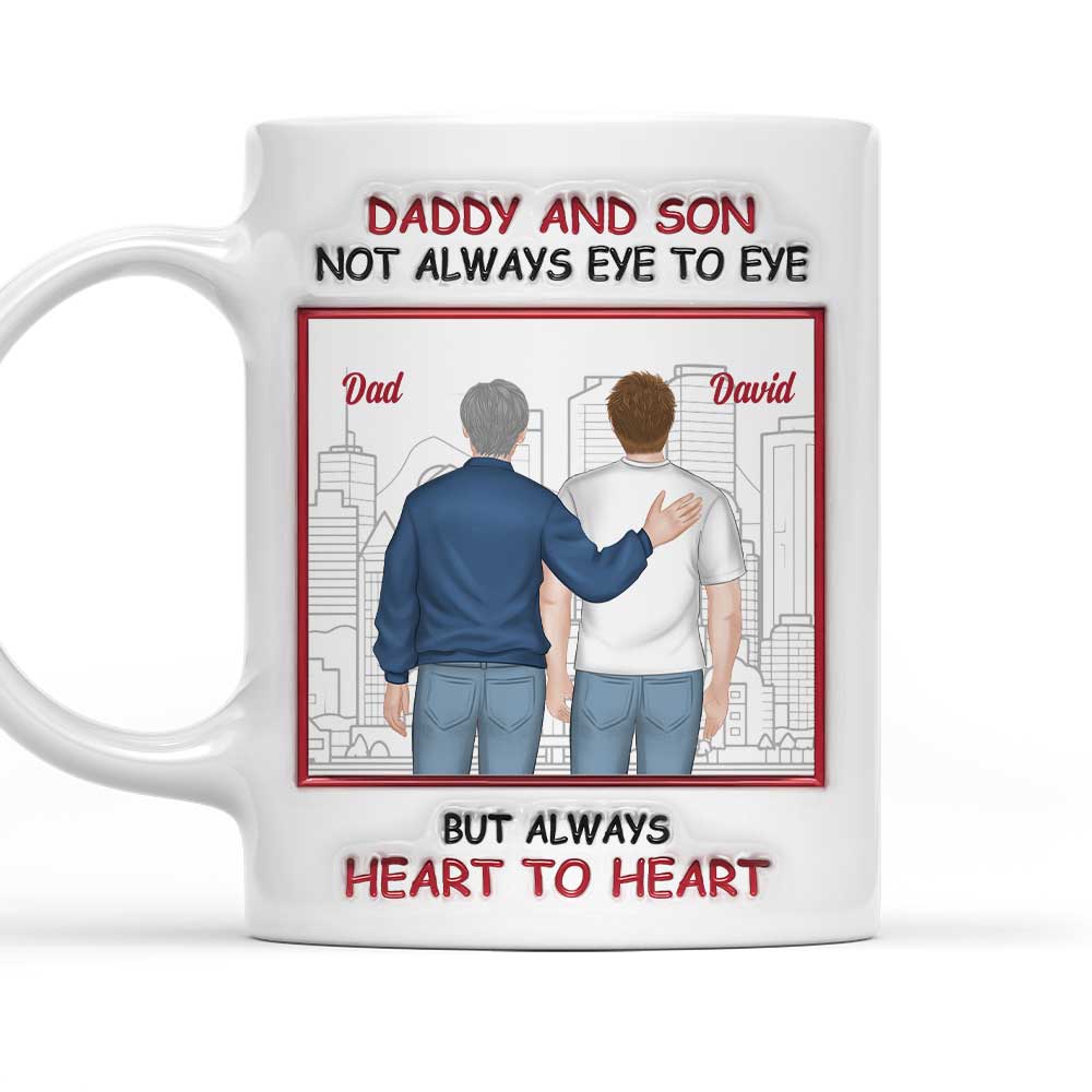 Our Hearts Beat In Harmony - Personalized Custom 3D Inflated Effect Mug