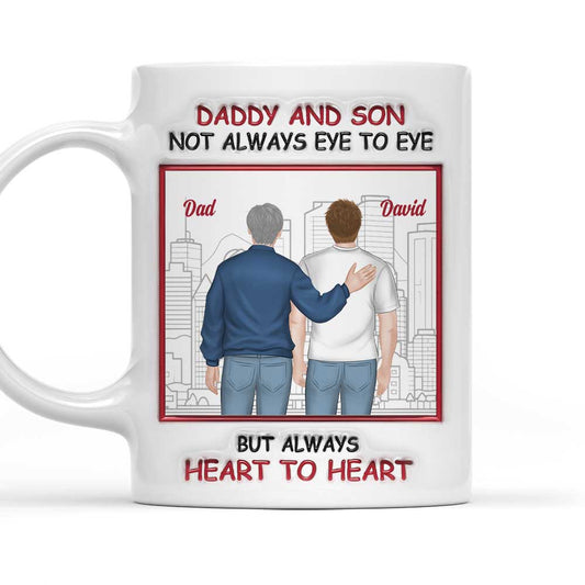 Our Hearts Beat In Harmony - Personalized Custom 3D Inflated Effect Mug