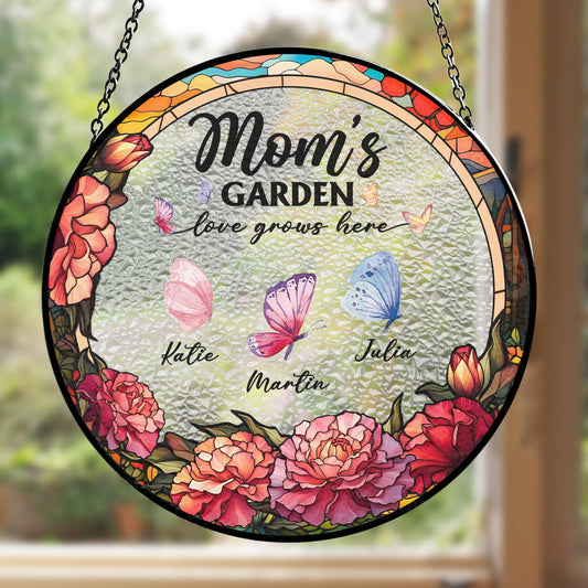 Garden Of Love - Personalized Custom Window Hanging Suncatcher