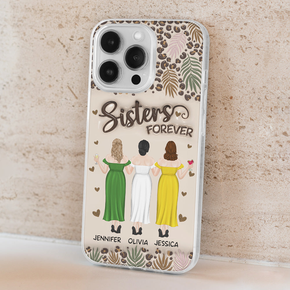 Bestie Forever - Personalized Custom 3D Inflated Effect Phone Case