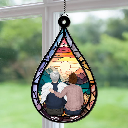 Memorial Teardrop Gift - Personalized Custom Suncatcher