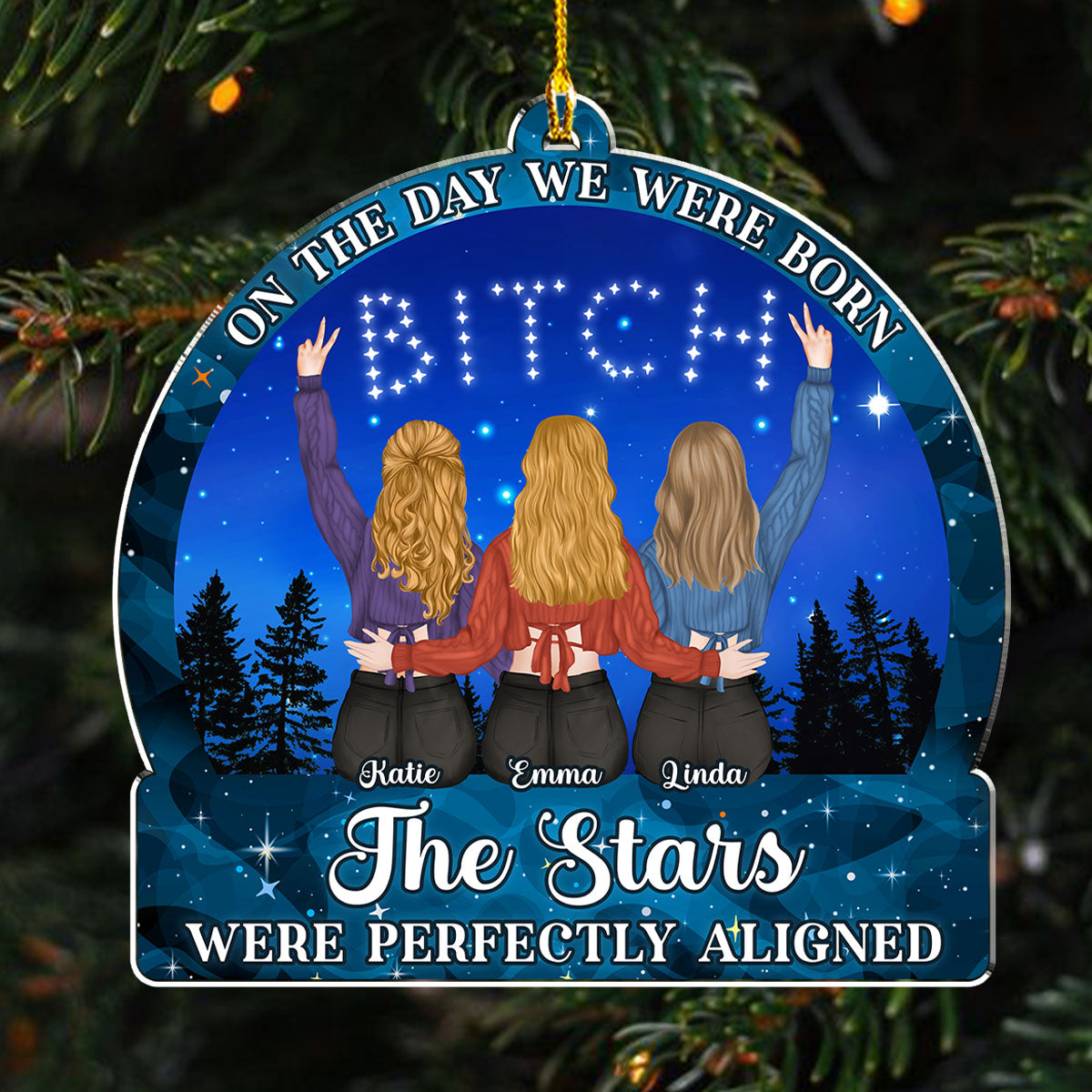 The Day - Personalized Custom Acrylic Ornament