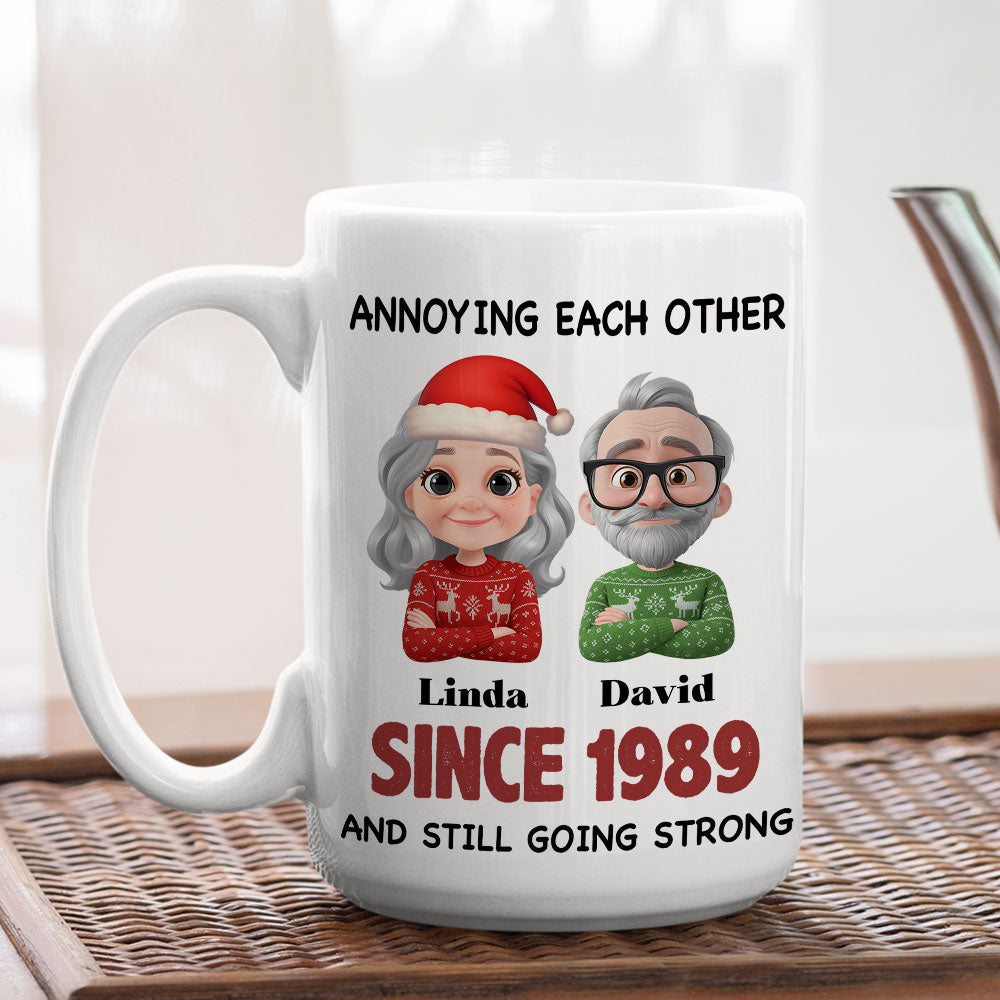 Love Forever Christmas Ver - Personalized Custom Coffee Mug