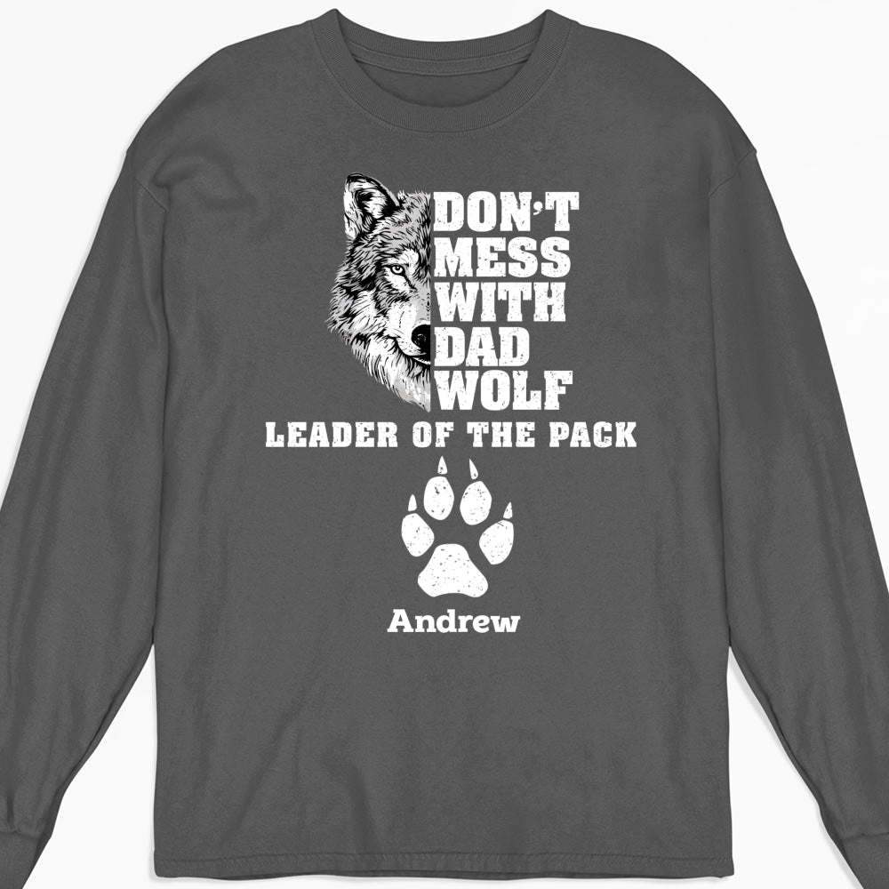 Papa Wolf - Personalized Custom Shirt