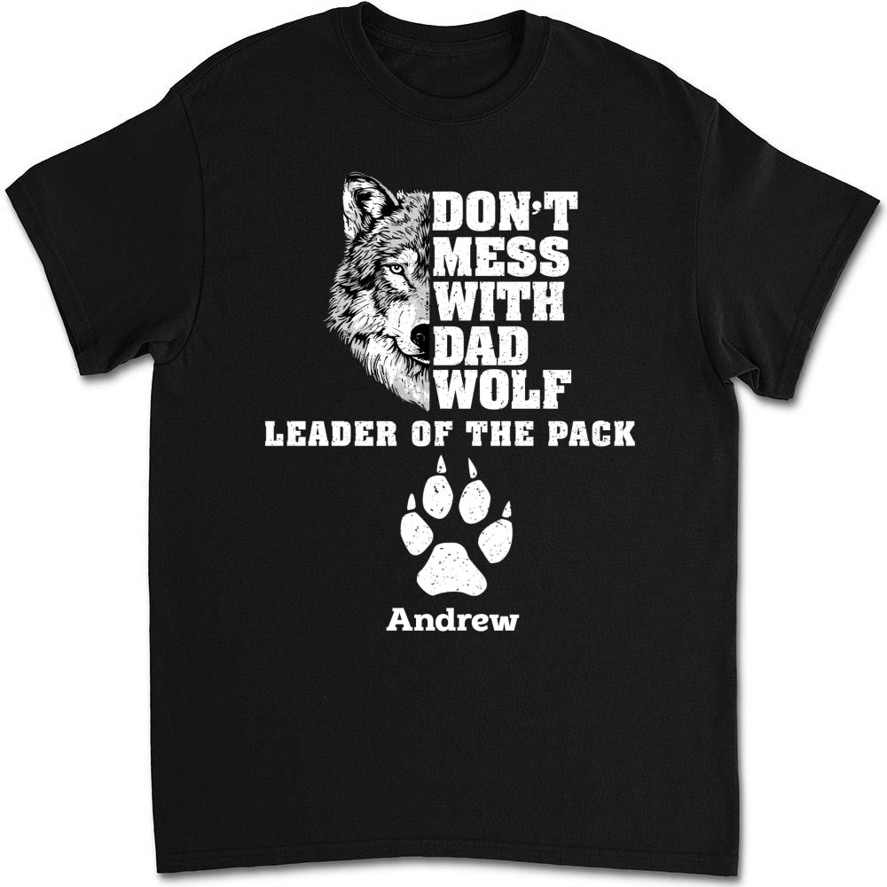 Papa Wolf - Personalized Custom Shirt