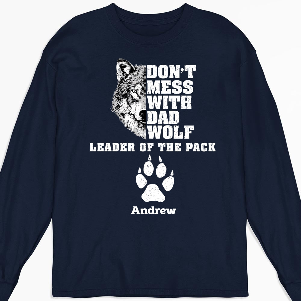 Papa Wolf - Personalized Custom Shirt