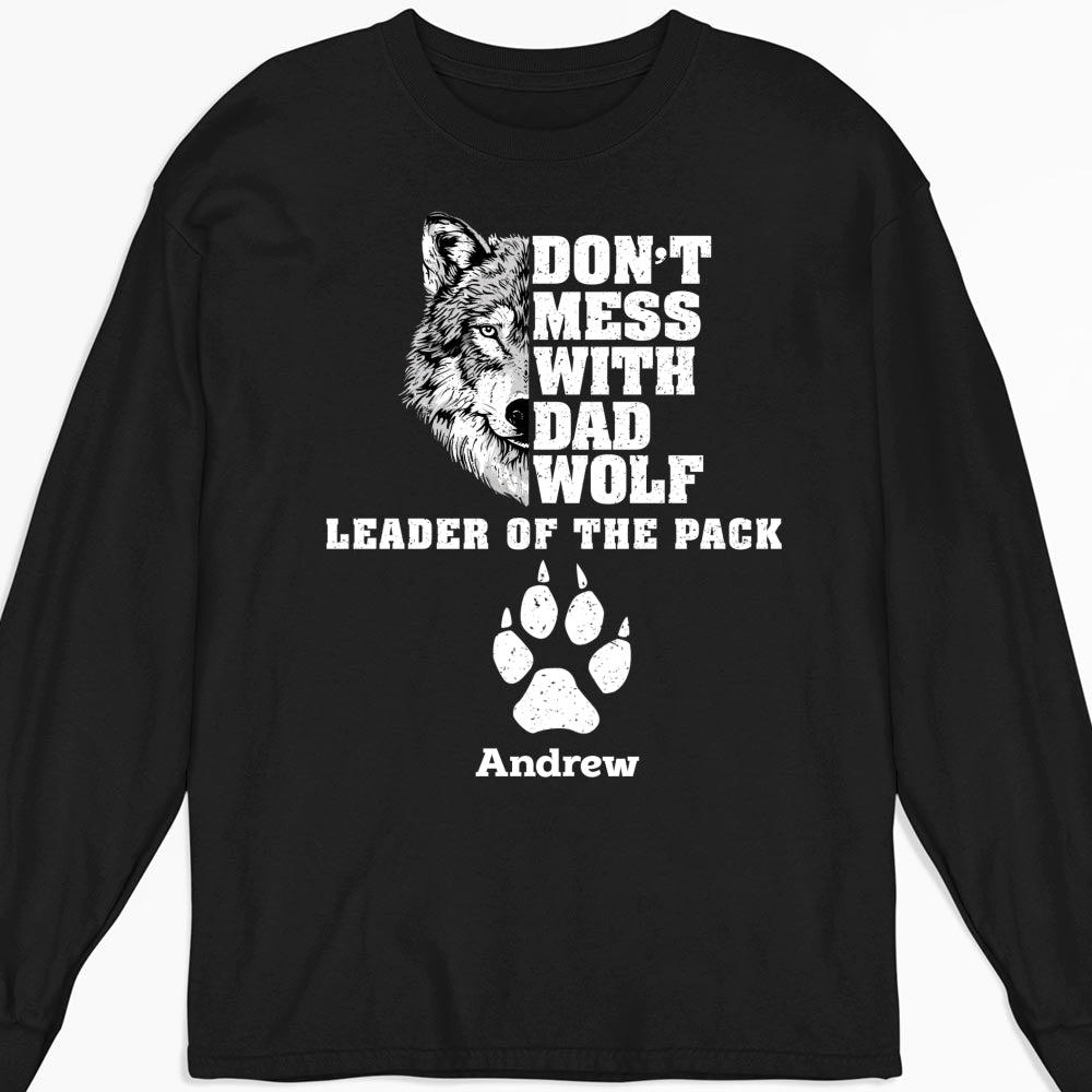 Papa Wolf - Personalized Custom Shirt