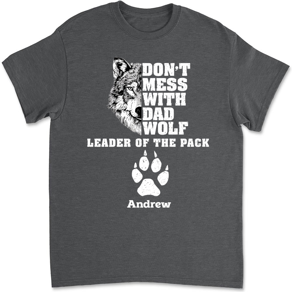 Papa Wolf - Personalized Custom Shirt