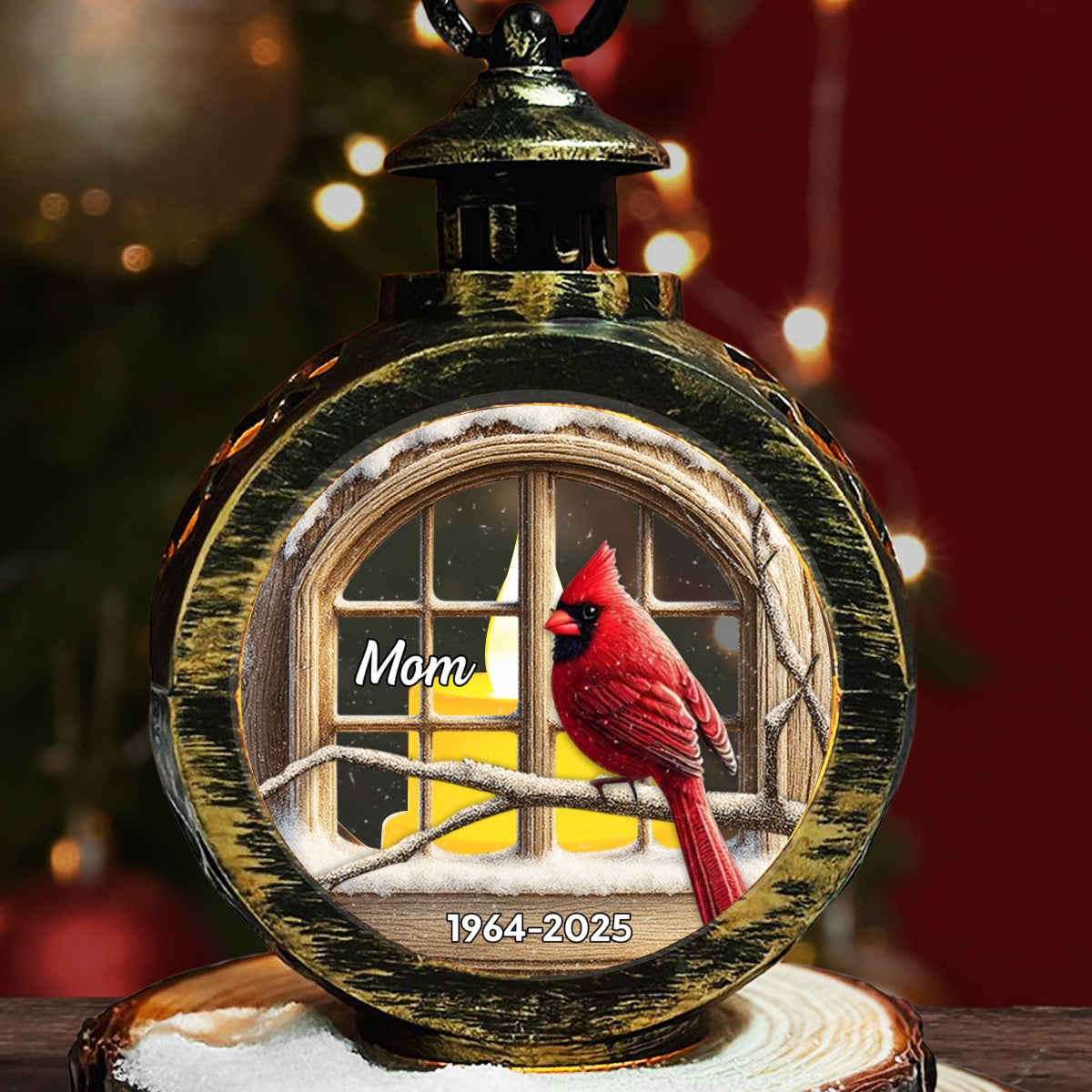 We Are Always With You - Personalized Custom Christmas Lantern