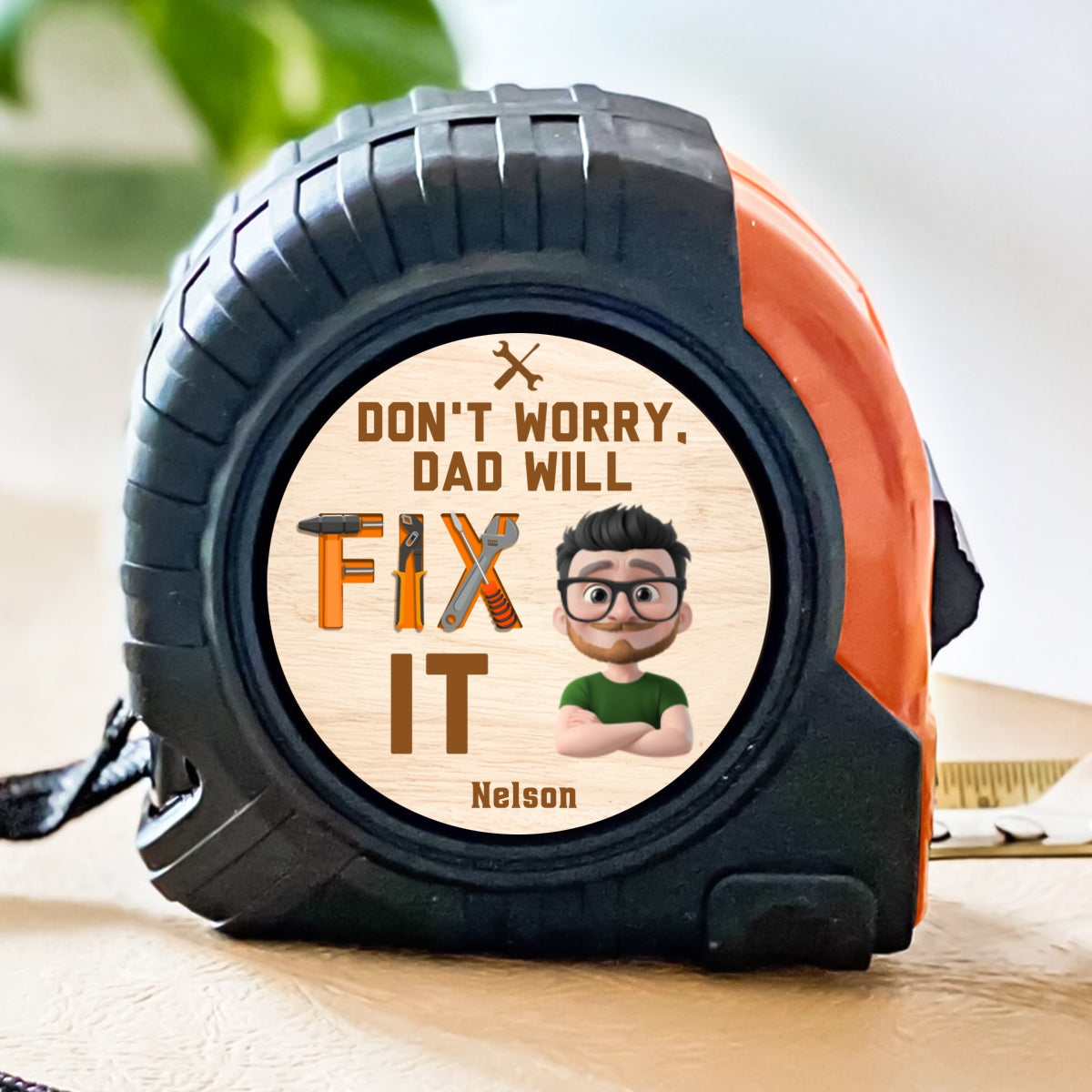 Best Dad - Personalized Custom Tape Measure