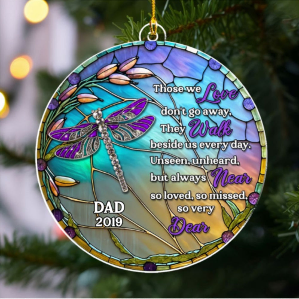 Unseen Unheard But Always Near - Personalized Custom Acrylic Ornament