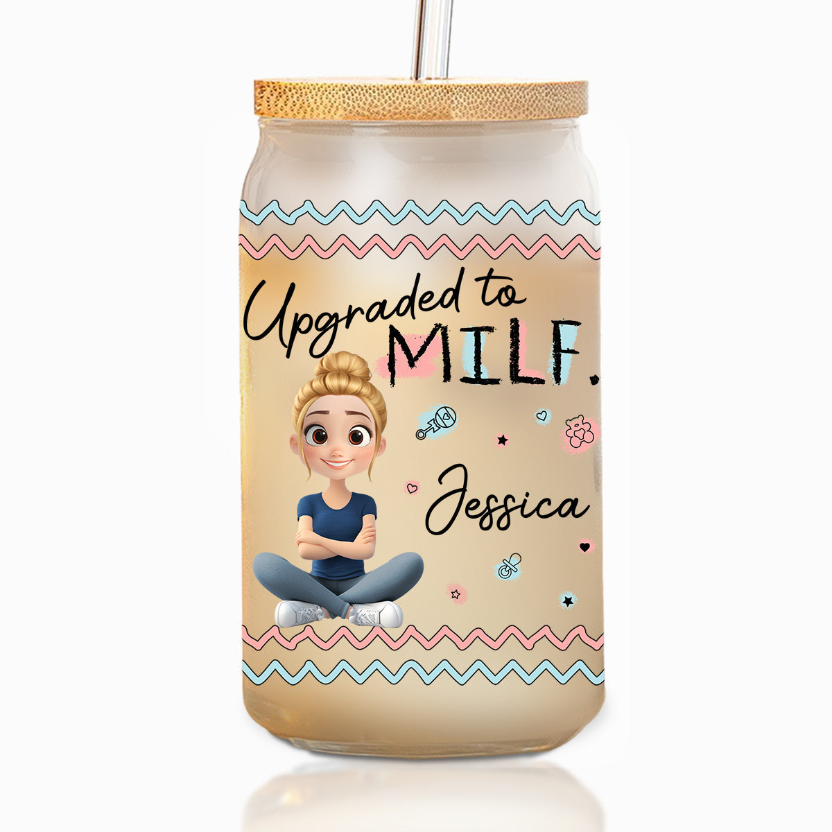 Mom I Would Like To - Personalized Custom Glass Can