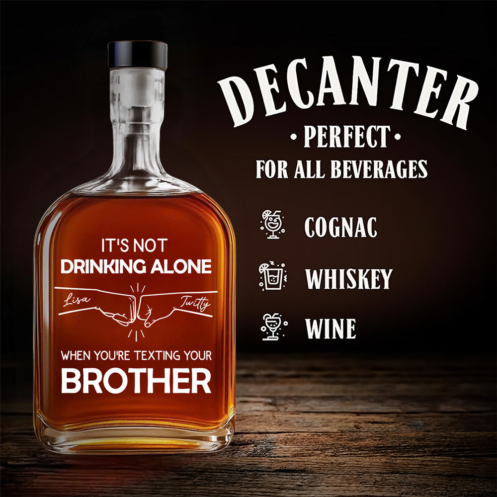 Wine And Brother - Personalized Custom Spirits Decanter