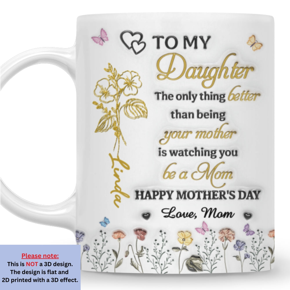 A Love Of Mom Like No Other - Personalized Custom 3D Inflated Effect Mug