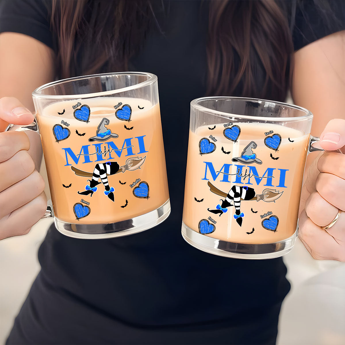 Grandma Life Witch - Personalized Custom Glass Mug