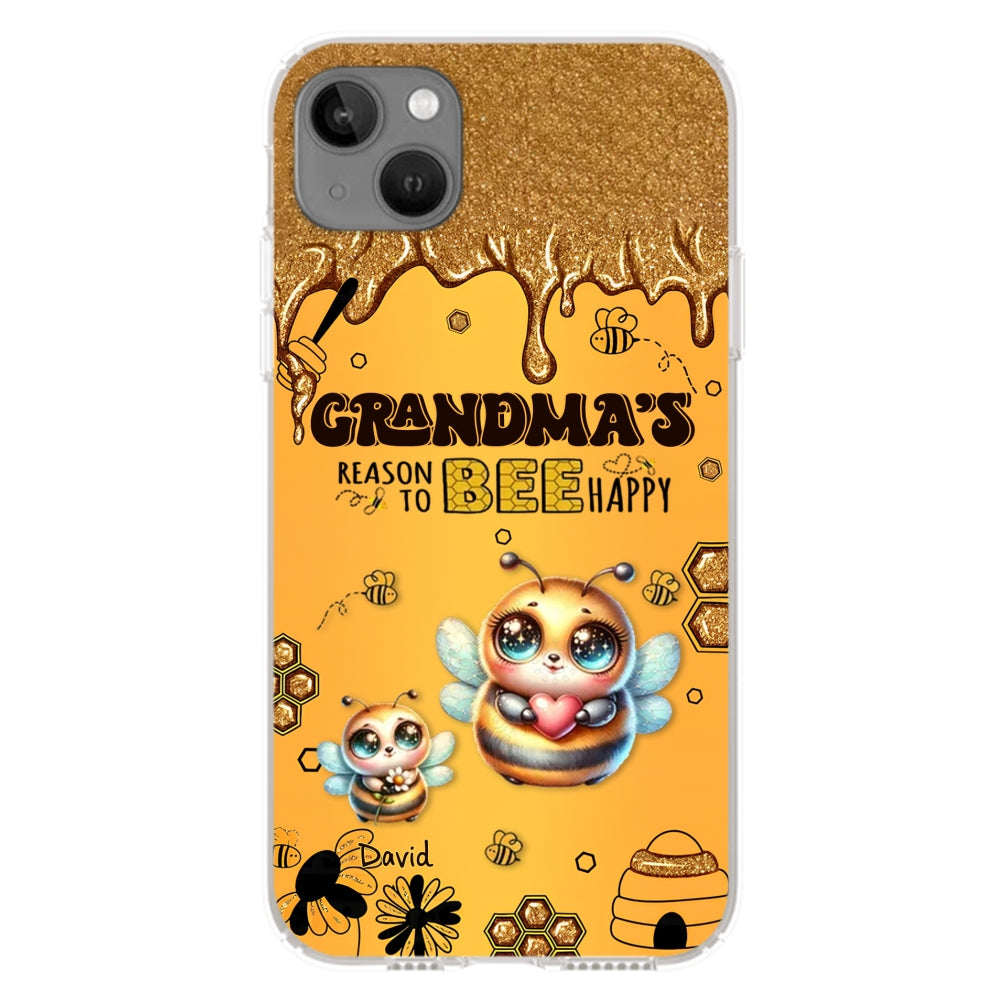 Bee Happy - Personalized Custom Phone Case
