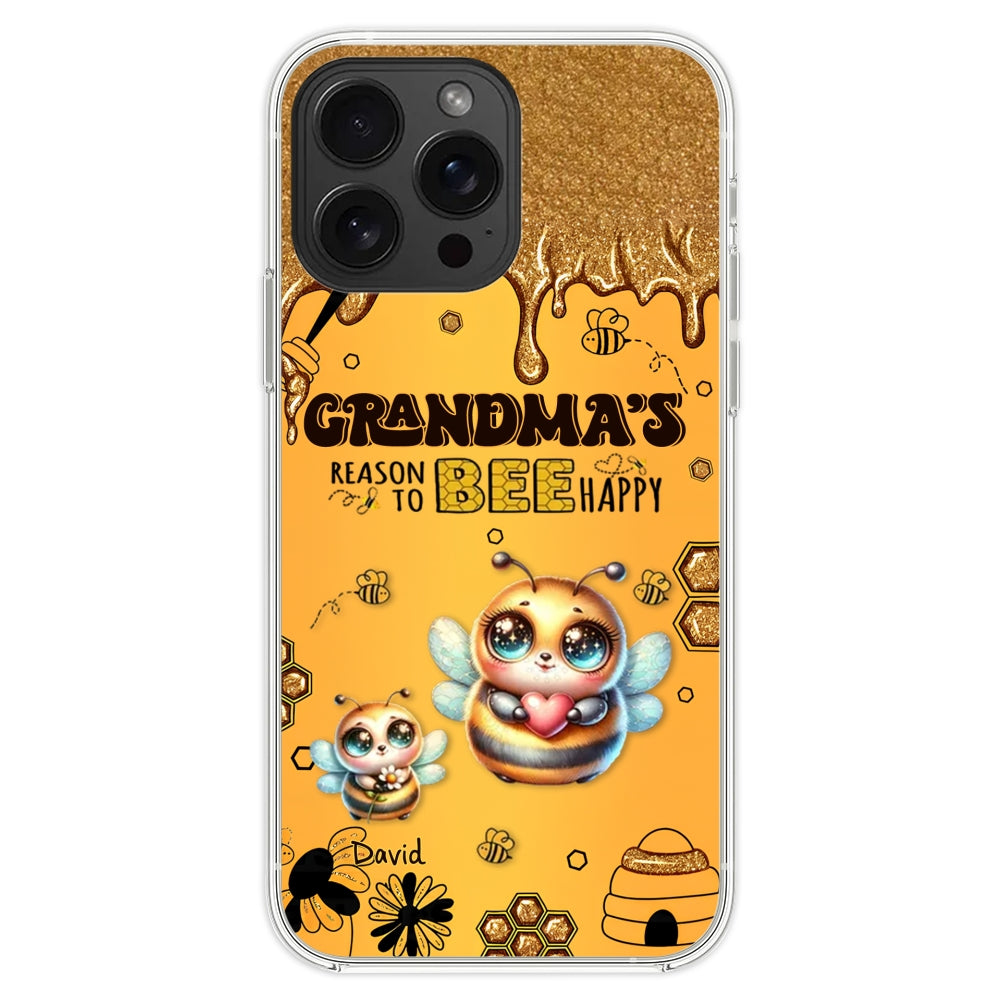 Bee Happy - Personalized Custom Phone Case