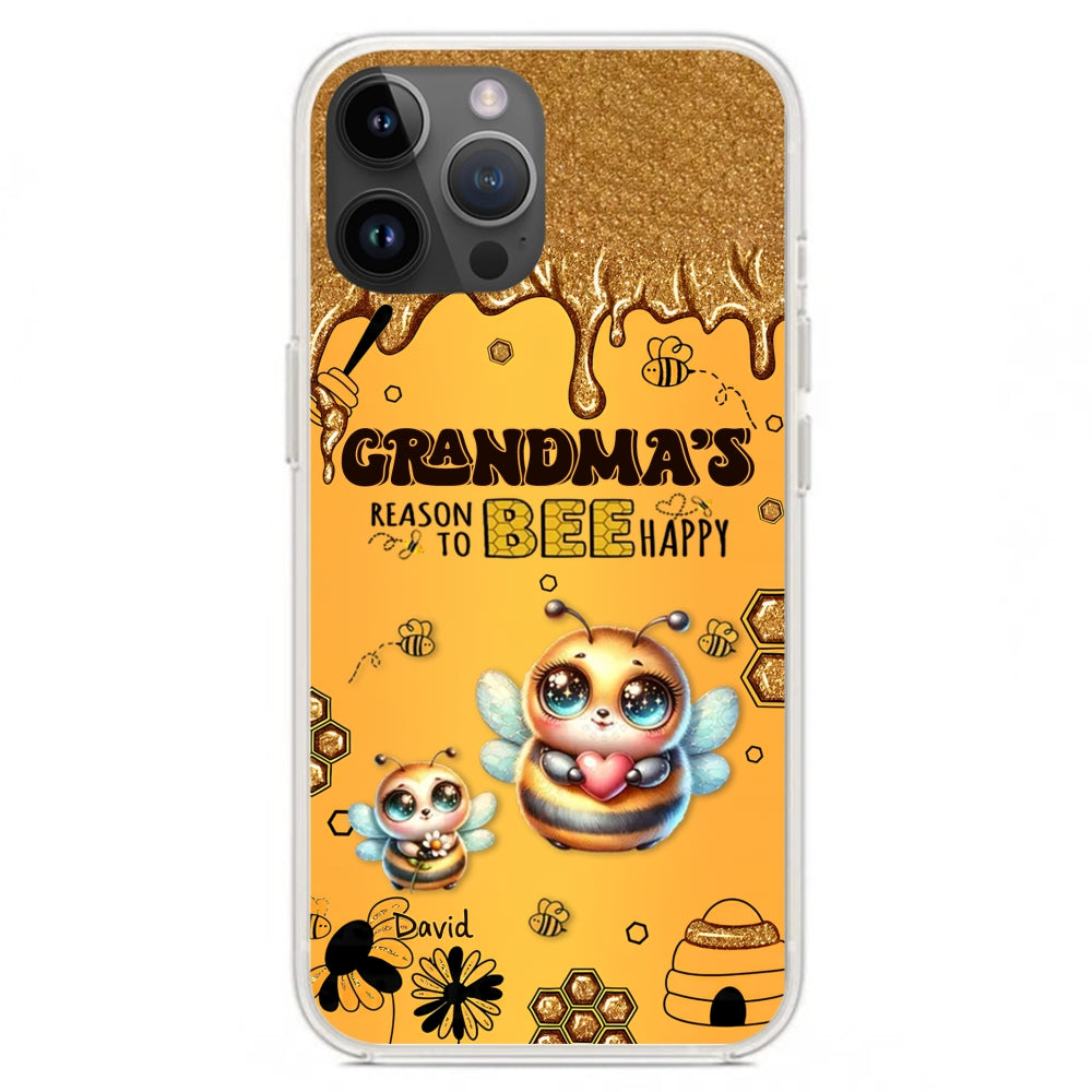 Bee Happy - Personalized Custom Phone Case
