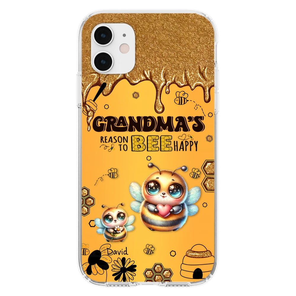 Bee Happy - Personalized Custom Phone Case