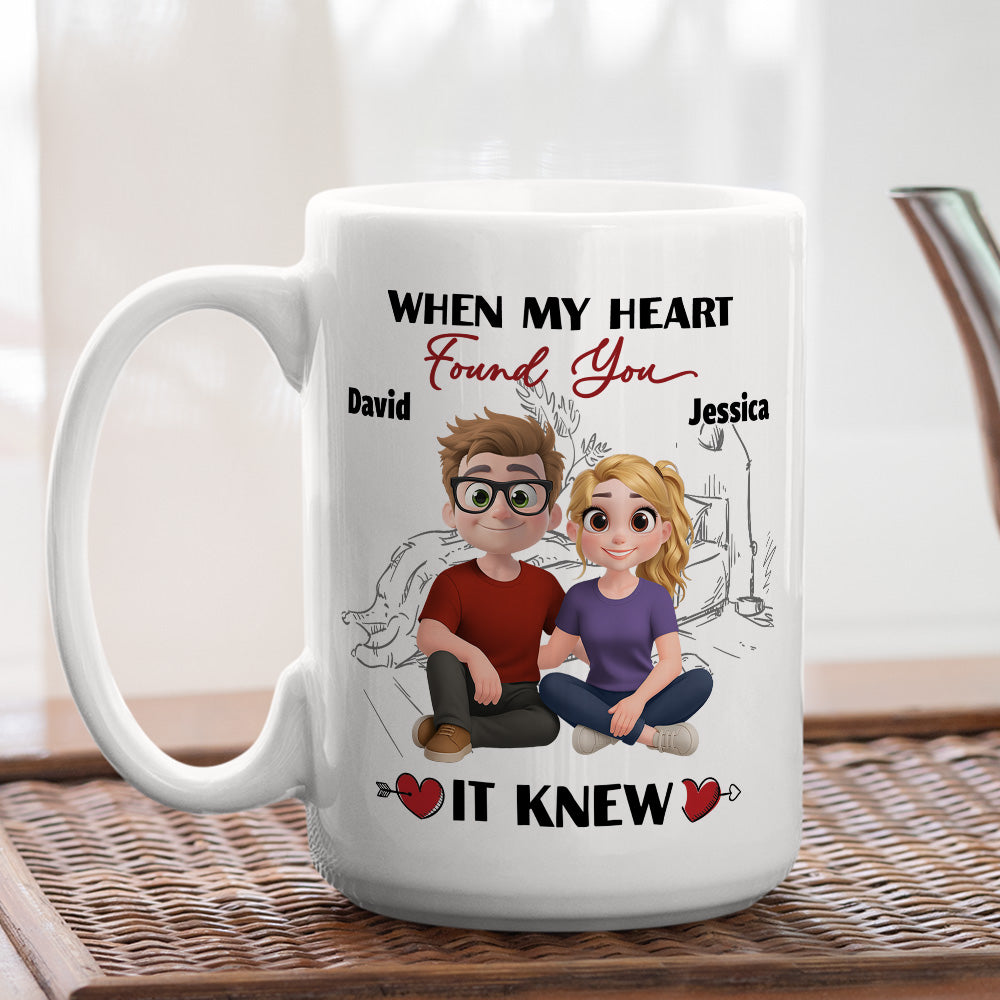 My Soul Recognized Your Light - Personalized Custom Coffee Mug