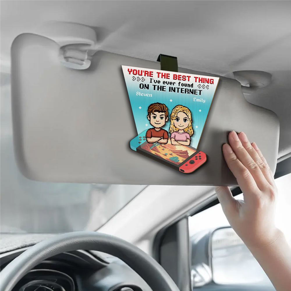 You Are The Best Thing - Personalized Custom Car Visor Clip