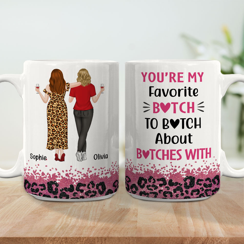 Favorite Bestie - Personalized Custom Coffee Mug