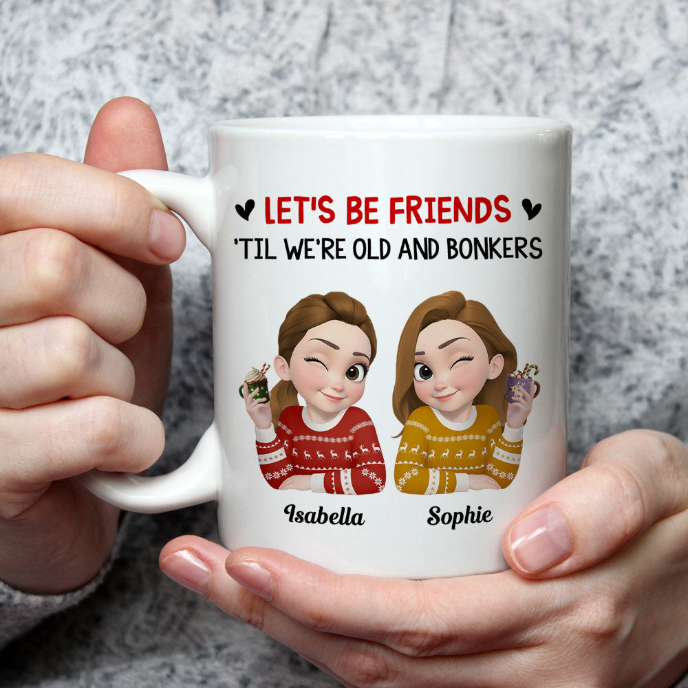 Lets Be Friend - Personalized Custom Coffee Mug
