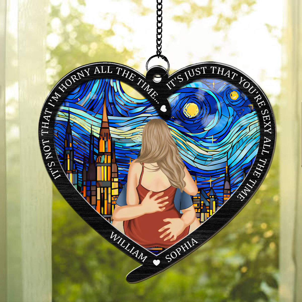 You Are Sexy All The Time - Personalized Custom Suncatcher