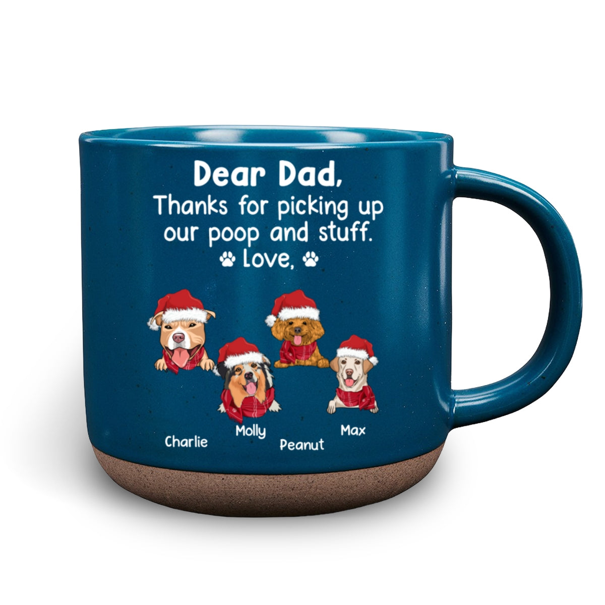 Picking Up My Poop - Personalized Custom Pottery Mug