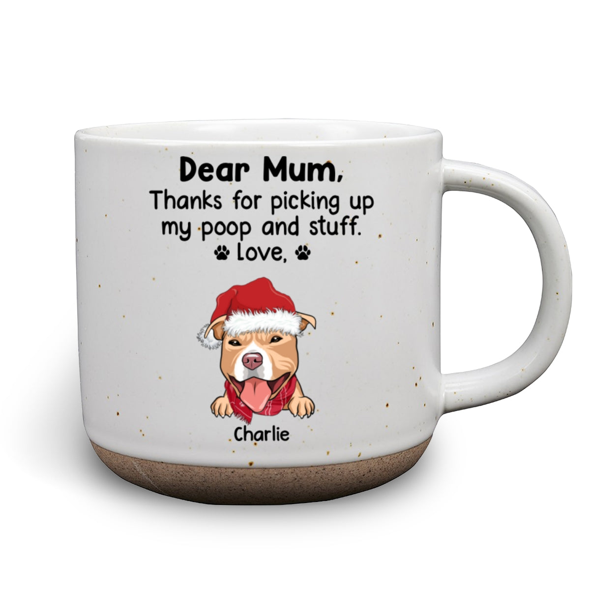 Picking Up My Poop - Personalized Custom Pottery Mug