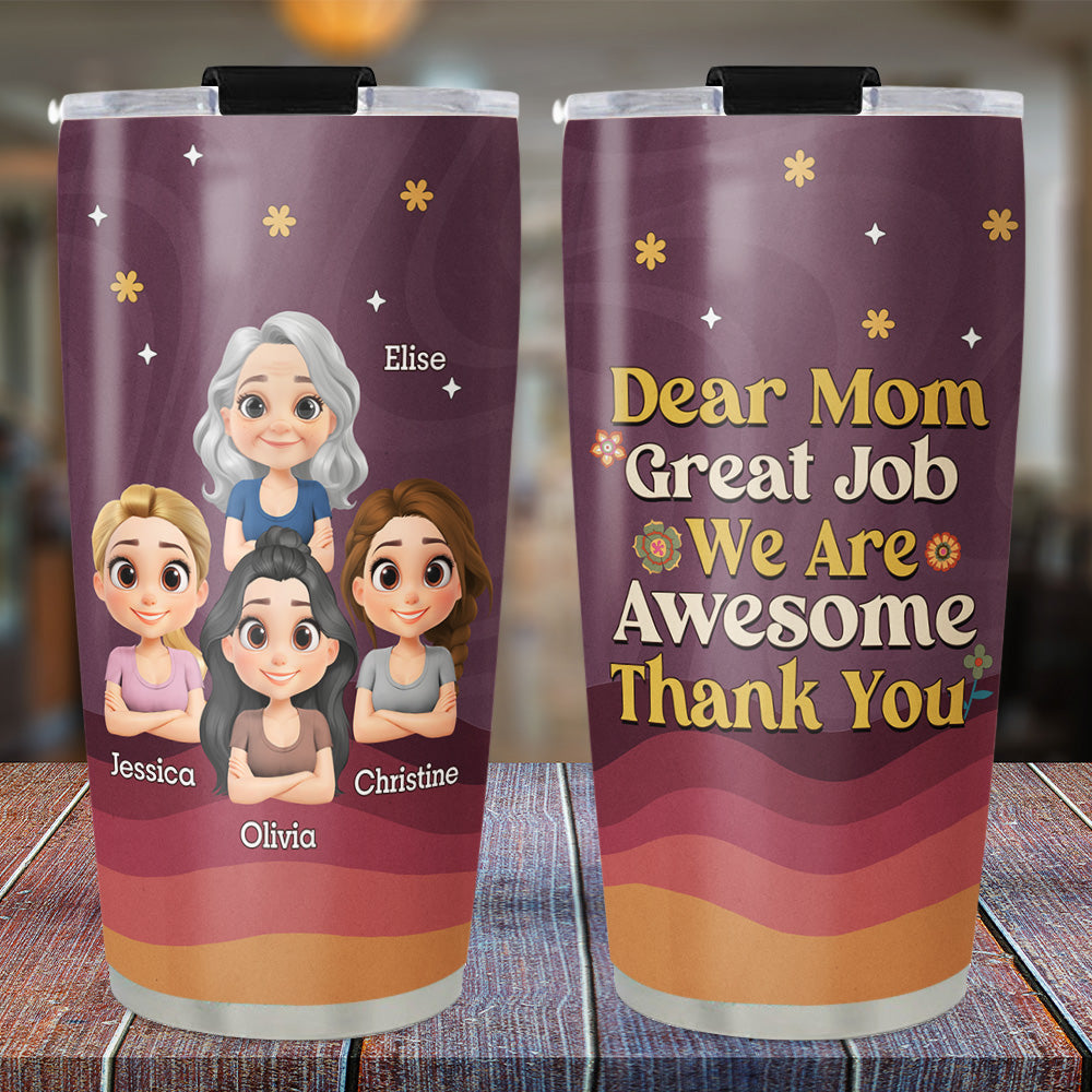 We Are Awesome Thank You - Personalized Custom Tumbler