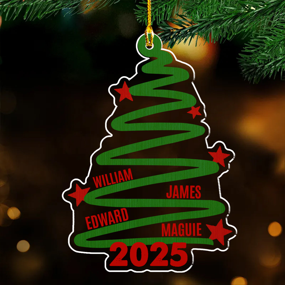 Home Gathering - Personalized Custom Acrylic Ornament