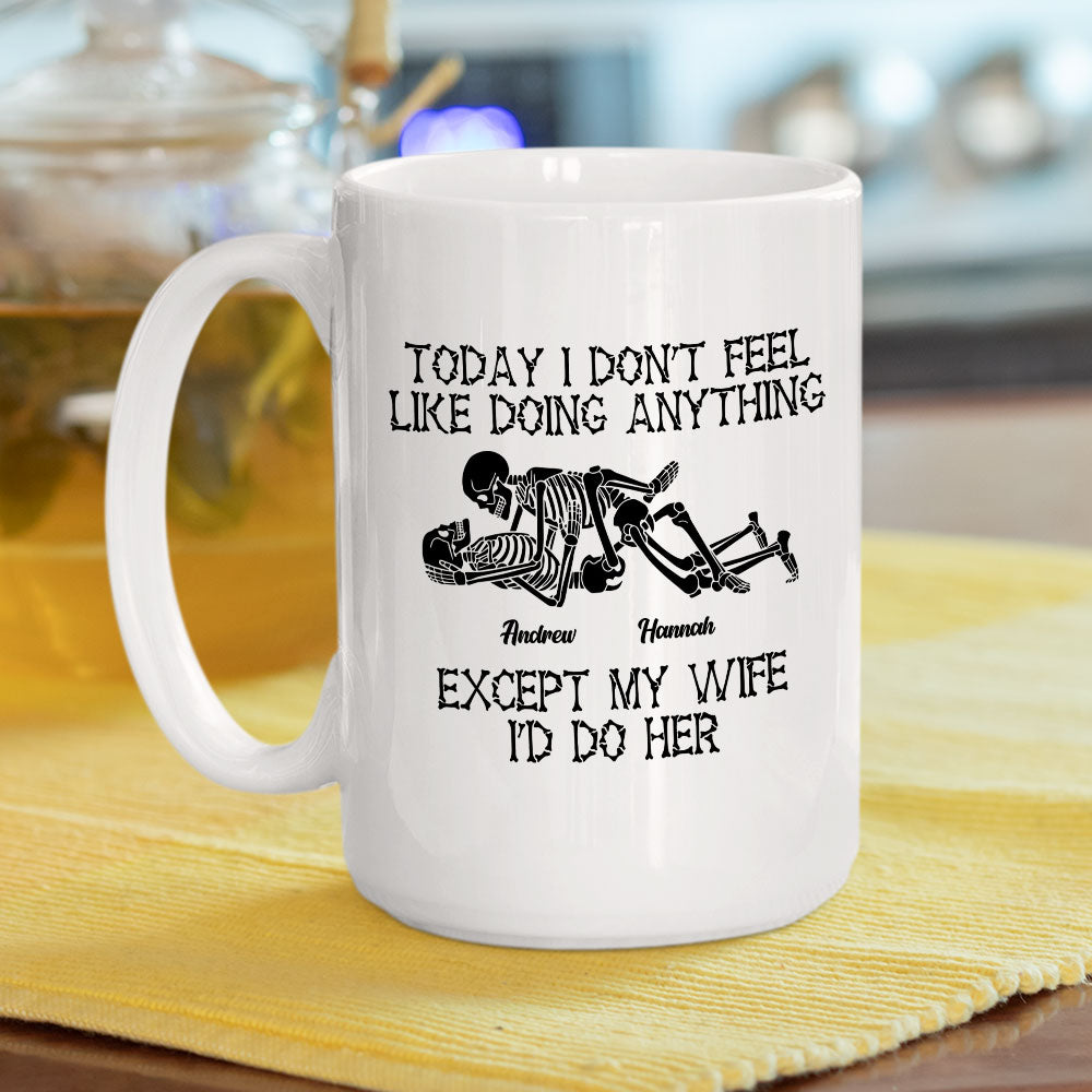 Skeleton Couple - Personalized Custom Coffee Mug