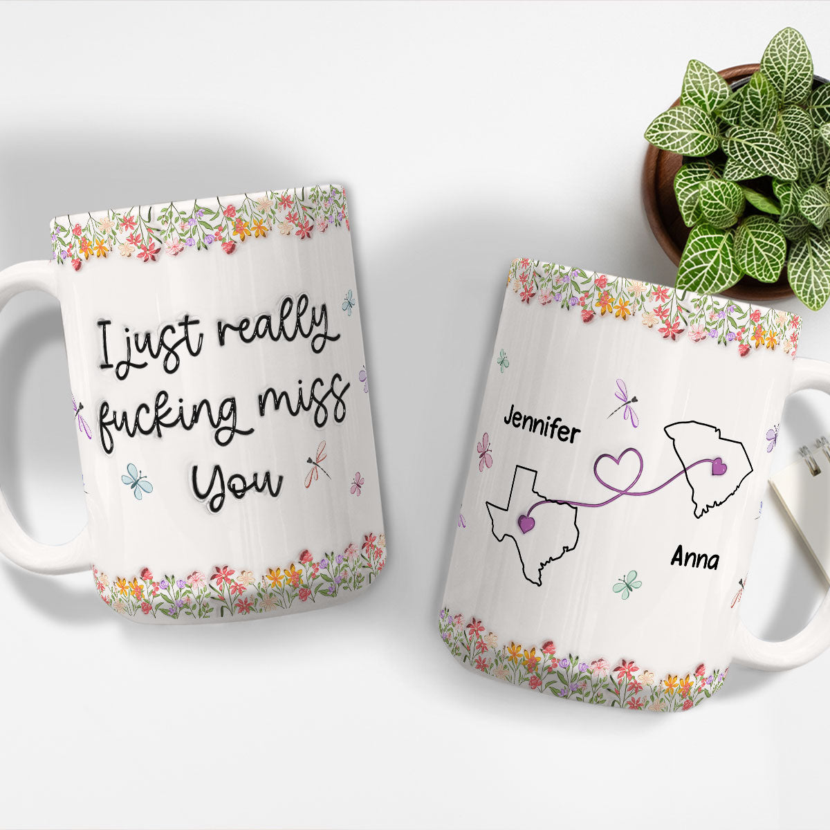 I Just Really Miss You - Personalized Custom 3D Inflated Effect Mug