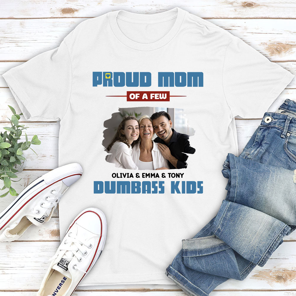 Proud Mom Photo - Personalized Custom Shirt