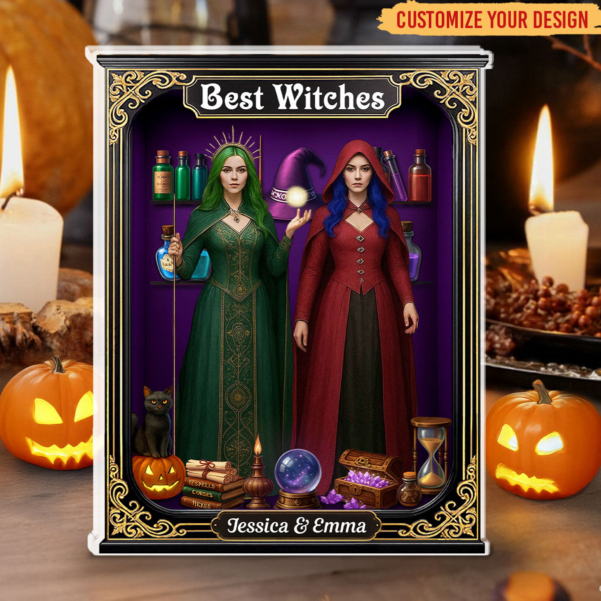 Best Witches - Personalized Custom Acrylic Plaque