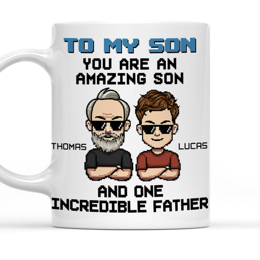 Incredible Father -  Personalized Custom Coffee Mug