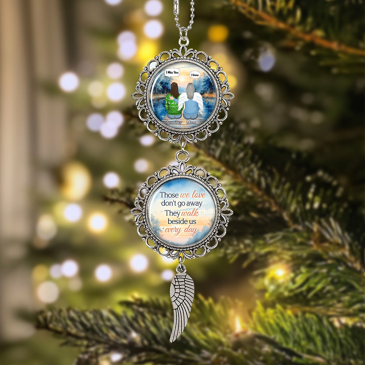 I Am Always With You - Personalized Custom Charming Ornament