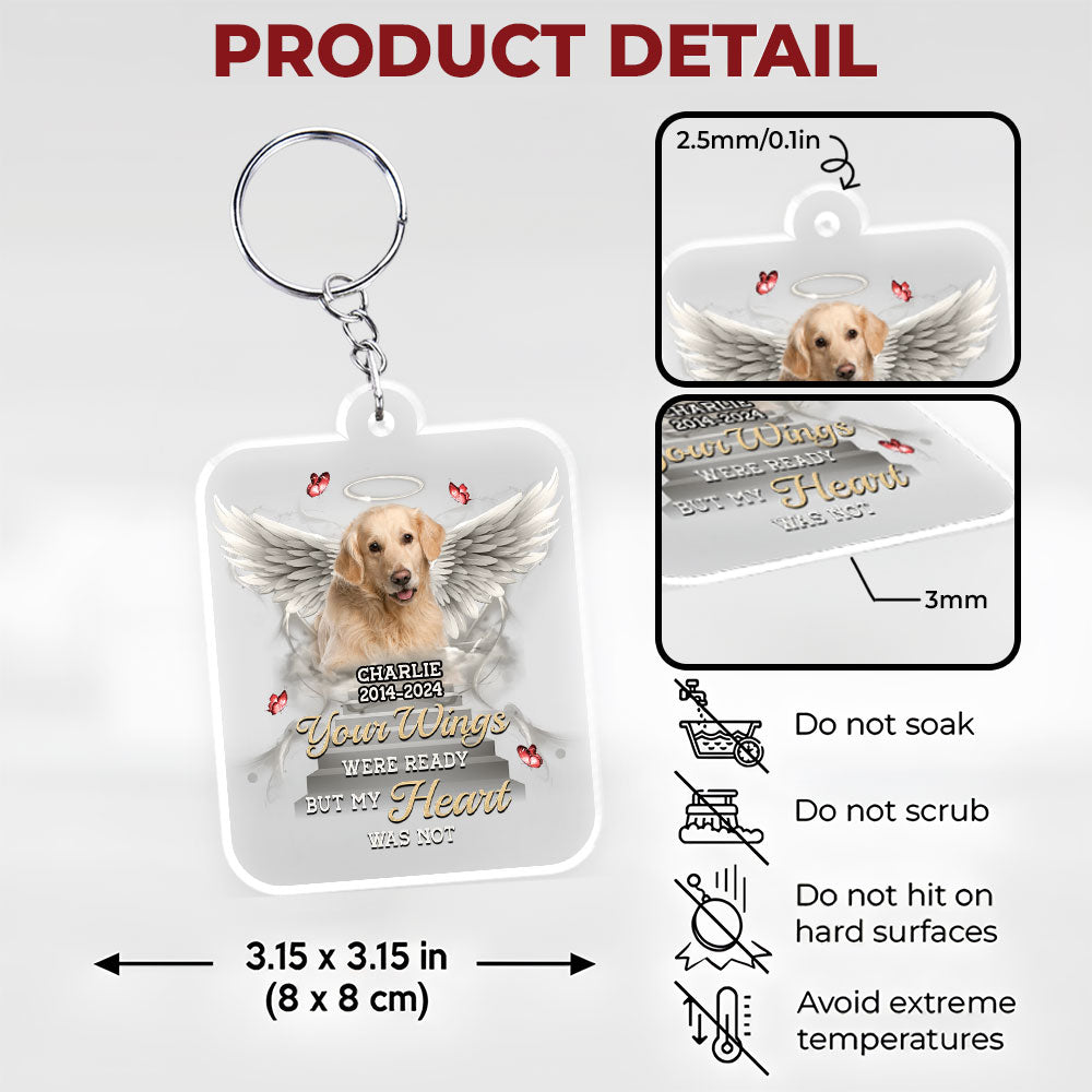 Until We Meet Again - Personalized Custom Acrylic Keychain