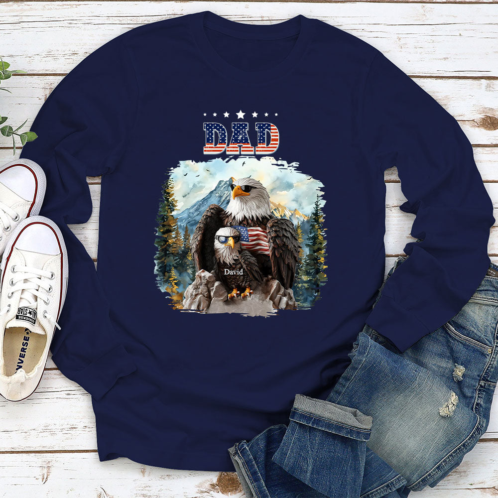 Eagle Papa - Personalized Custom Shirt